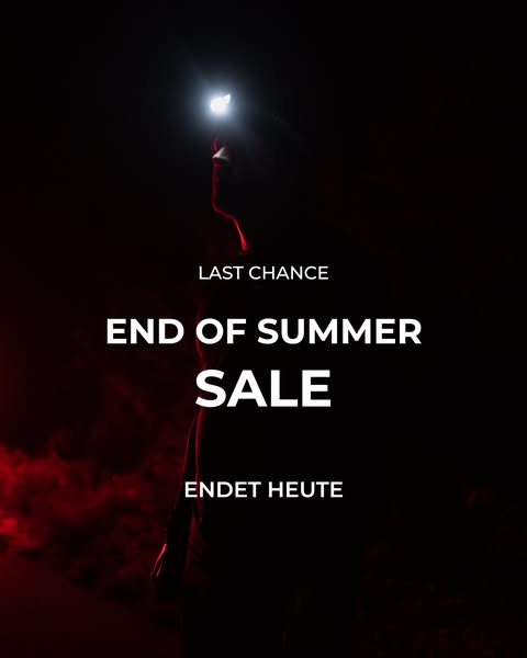 END OF SUMMER SALE - ENDS TODAY