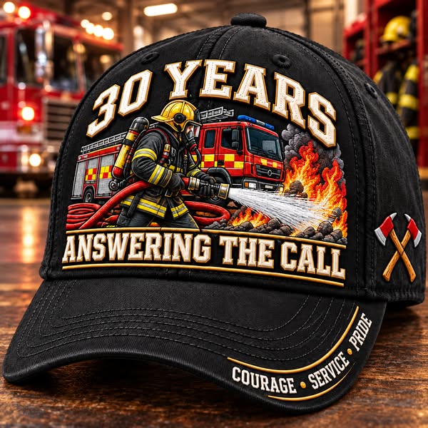 30 Years Answering The Call “Firefighter Pride” Tribute Cap