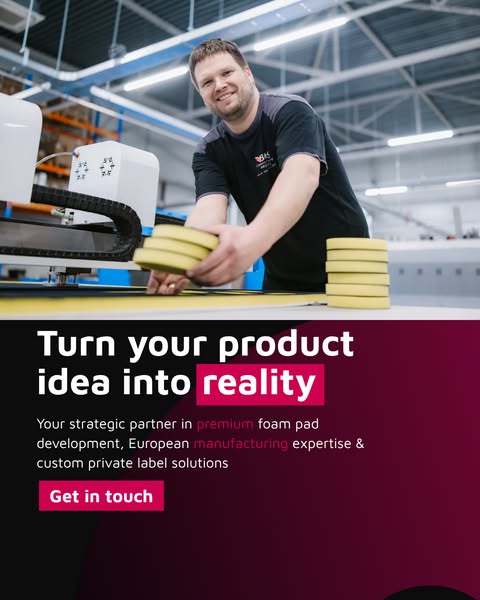 Build a polishing pad range under your own brand.