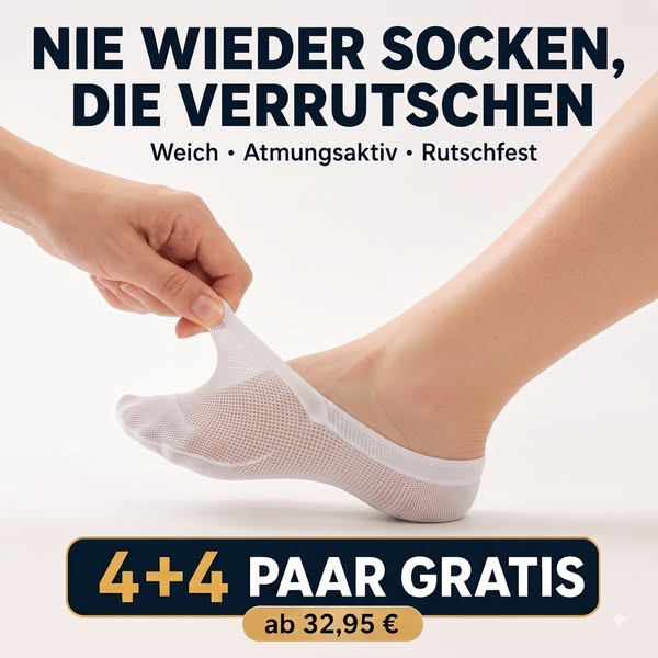 Die Nr. 1 unter den unsichtbaren Socken in Deutschland!