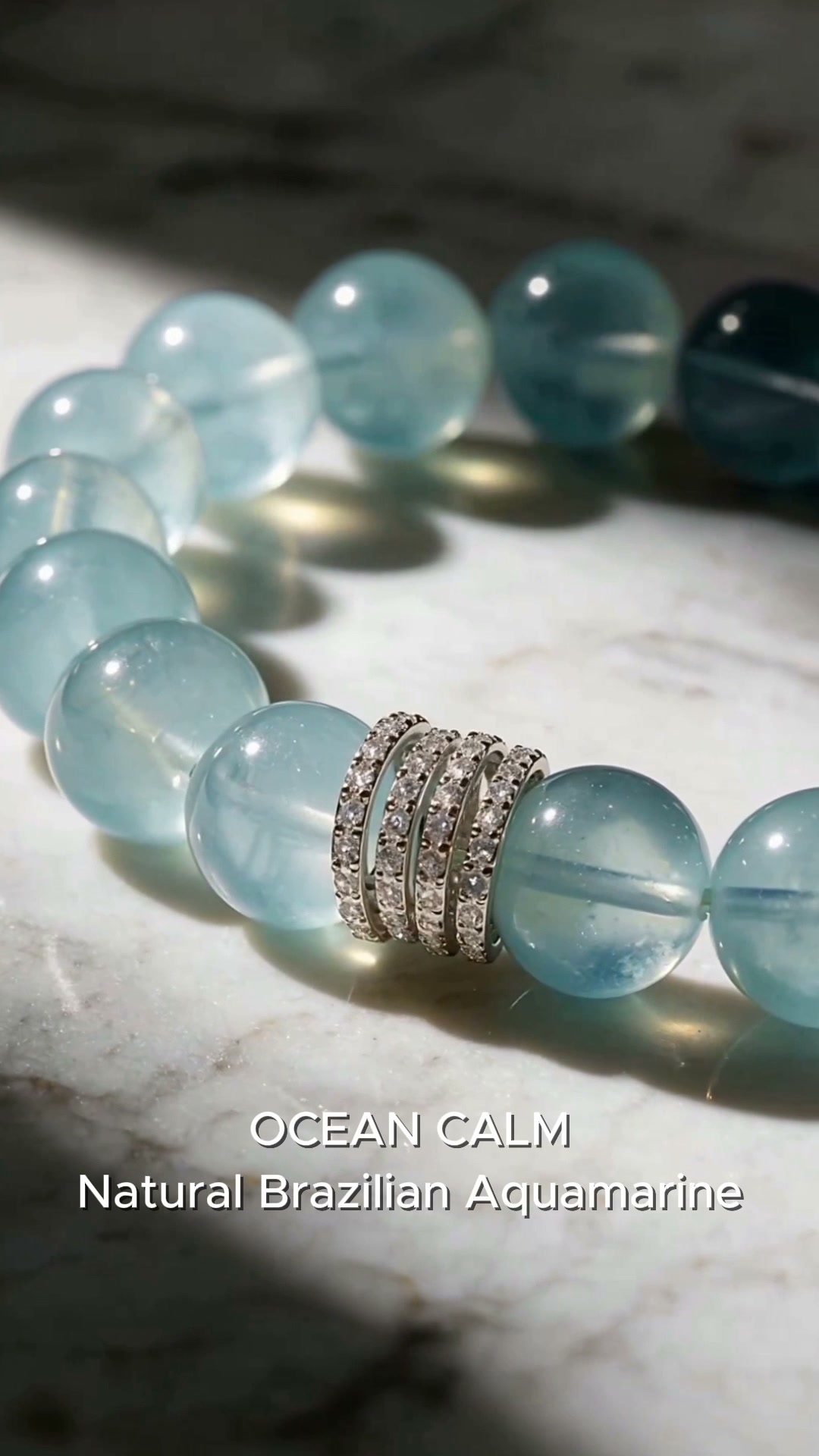 Meet Ocean Calm Aquamarine Bracelet