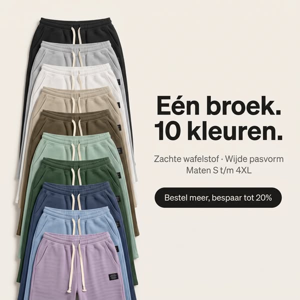 Comfort dat nergens knelt. S t/m 4XL