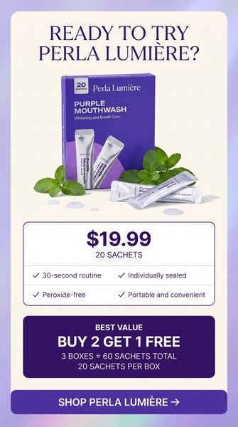 Tap Shop now and see the difference from your very first rinse — brighter in 30 seconds.