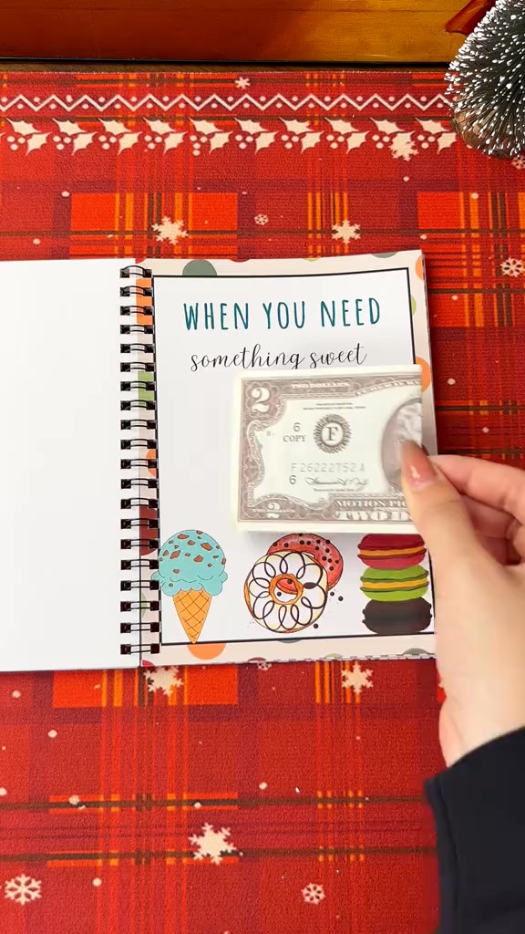 Christmas Gift Card Book
