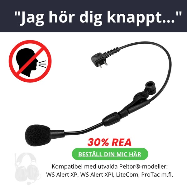 Hörs du dåligt i mikrofonen?