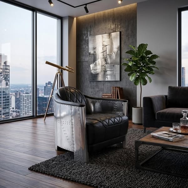 The Luxury Aviator Chair Your Space Deserves
