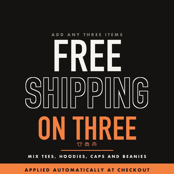 Three Tees Ship Free