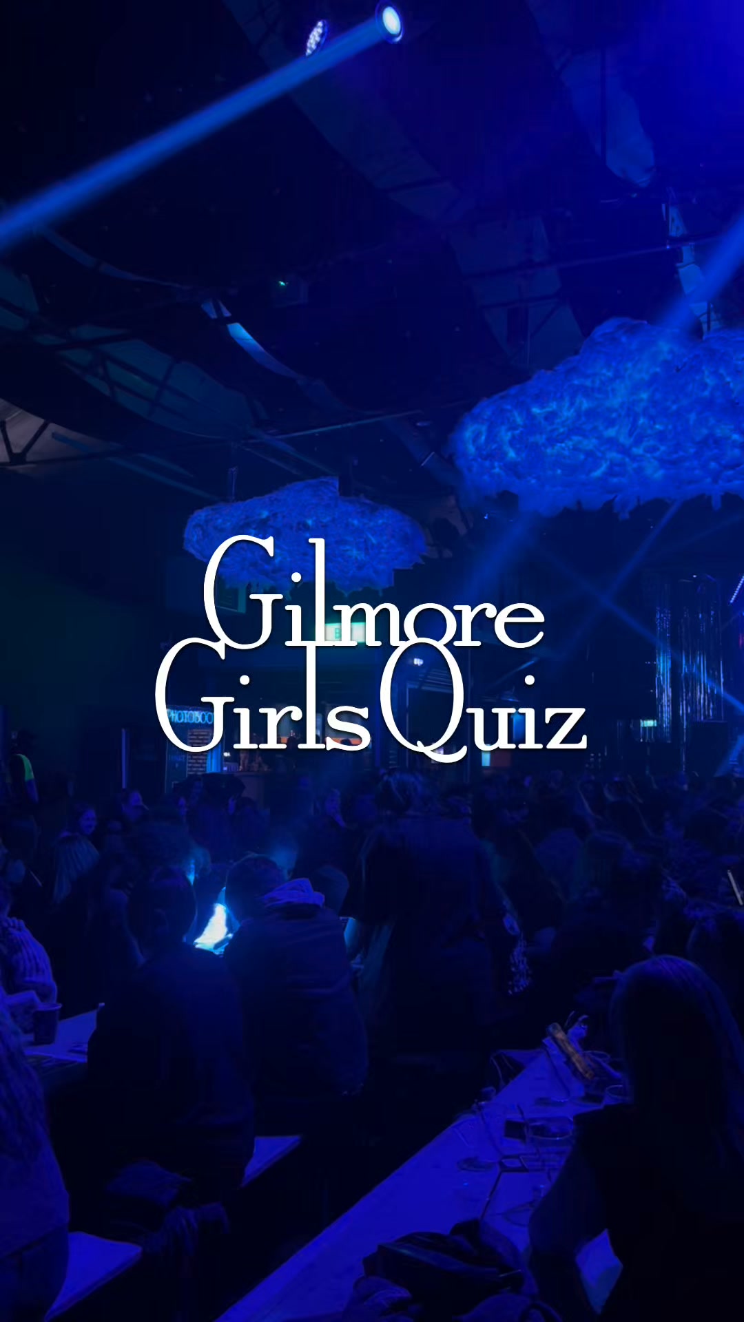 Gilmore Girls Quiz / FRI 6 NOV