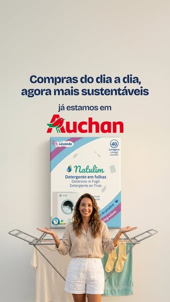Já experimentou o detergente da roupa da Natulim?