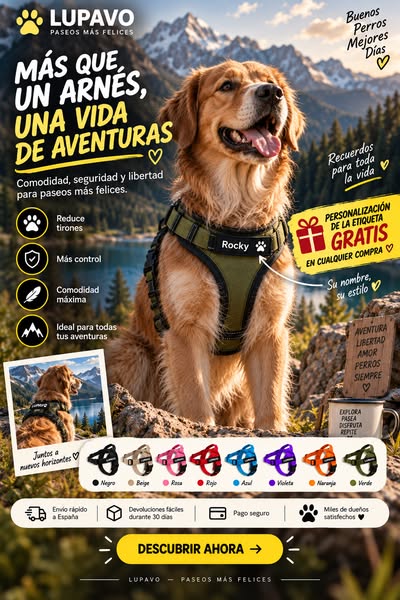 Más que un arnés, una vida de aventuras