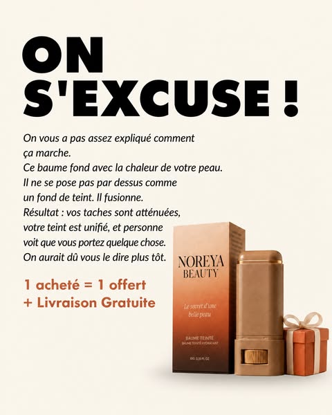 1 acheté = 1 offert pour se faire pardonner.