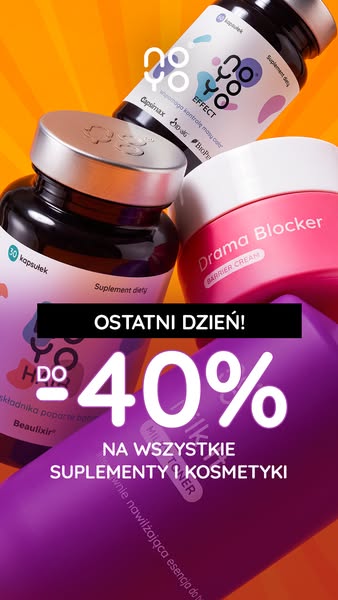 Aż do 40% rabatu Tylko do 23:59!