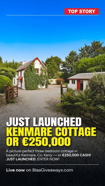 OWN A 3-BED COTTAGE OR €250K FOR €2.99!