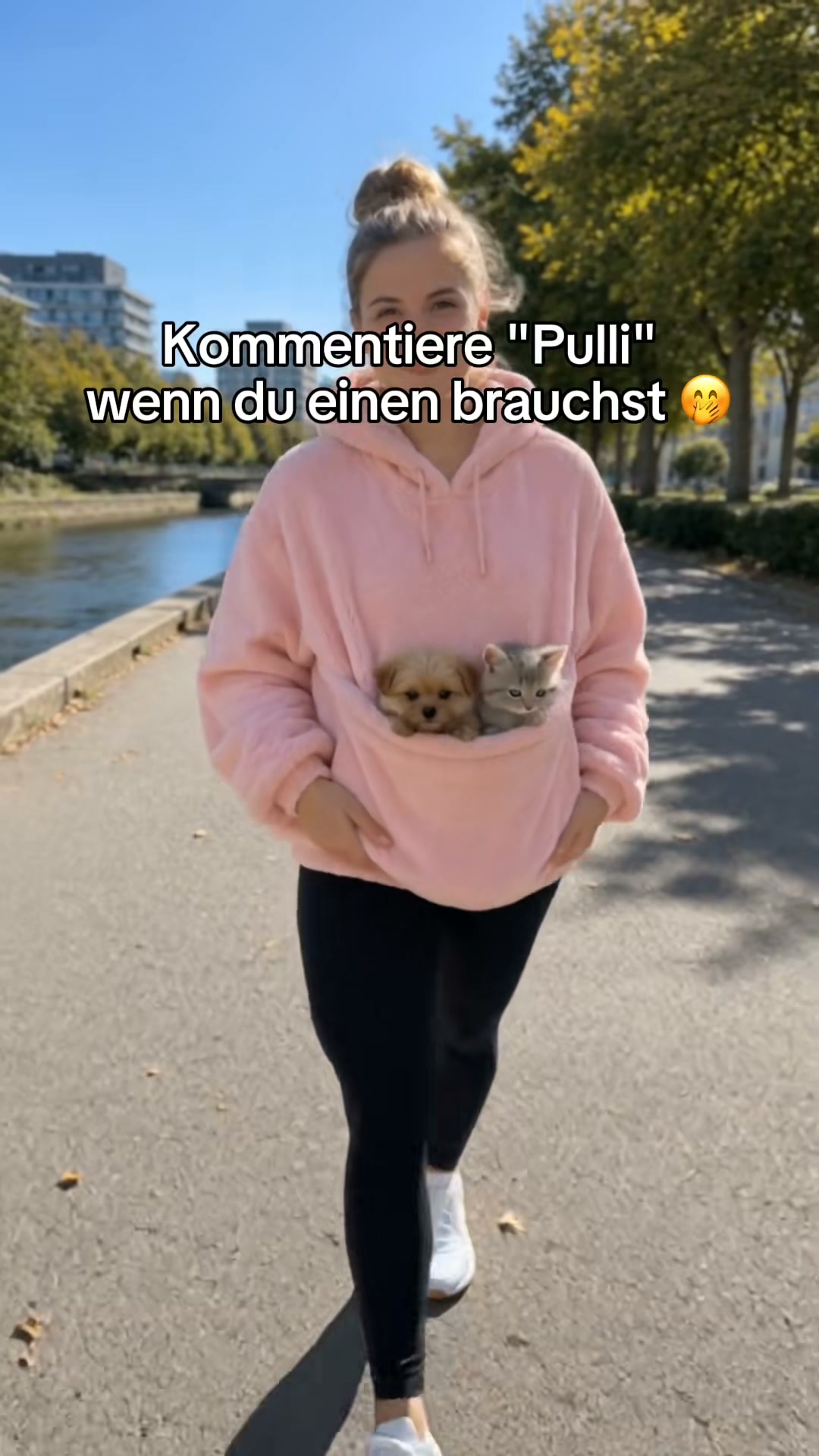 Dein Liebling ganz nah – mit dem Pet-Tragehoodie