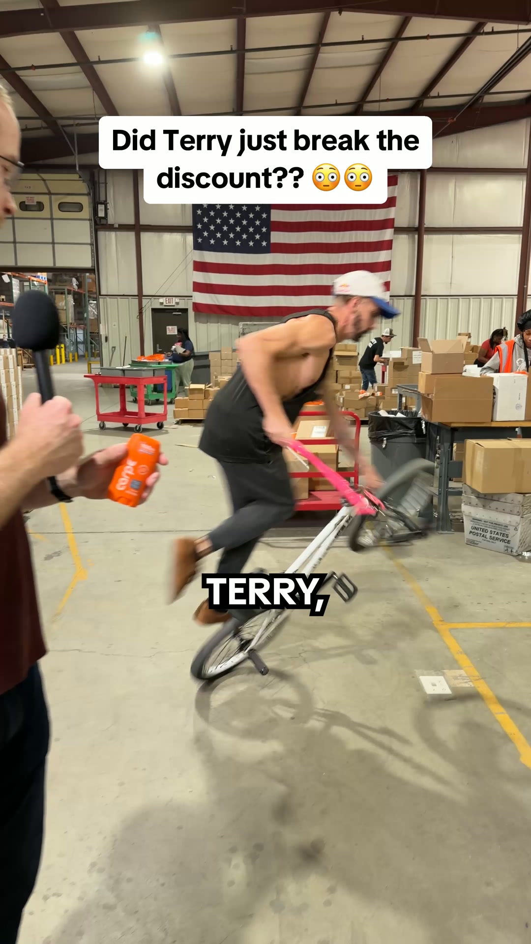 He held the wheelie. You get 56% off.