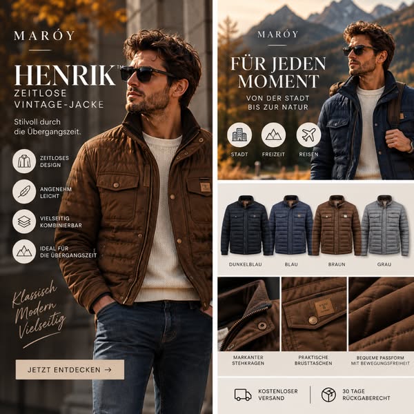 Henrik™ | Stilvoll durch den Herbst