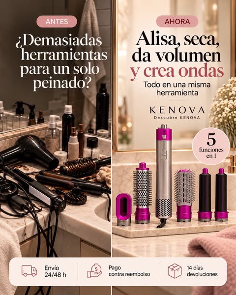 5 funciones. Una sola herramienta.