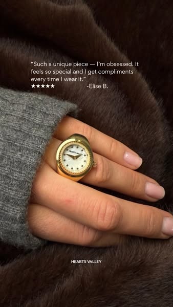 Vivienne Watch Ring