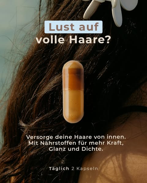Glänzendes, kräftiges Haar – vegan & clean