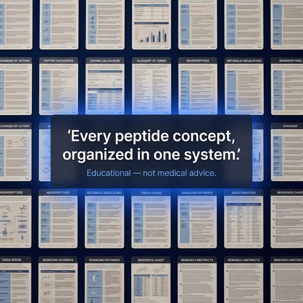 41 Peptides. 14 Protocols. One Reference