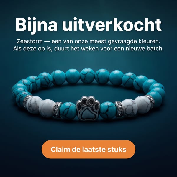 Elke armband voedt 10 honden