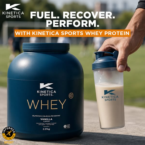 Kinetica Sports Whey Protein - Trusted By Elite Athletes