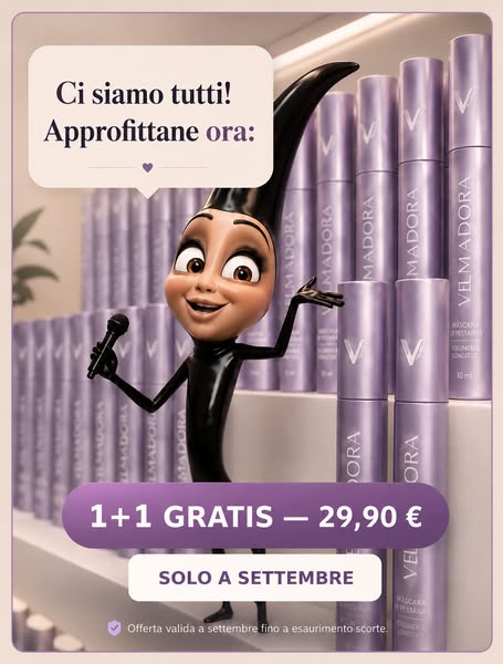 Effetto ciglia finte, senza ciglia finte