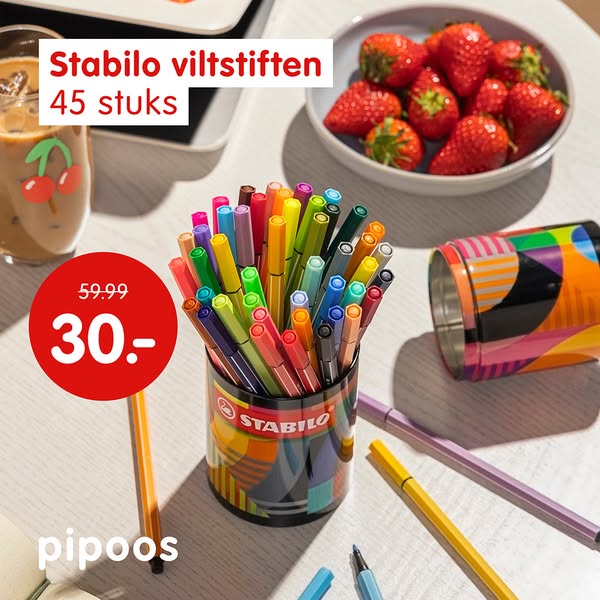 Ontdek pipoos: STABILO Pen 68 nu €30