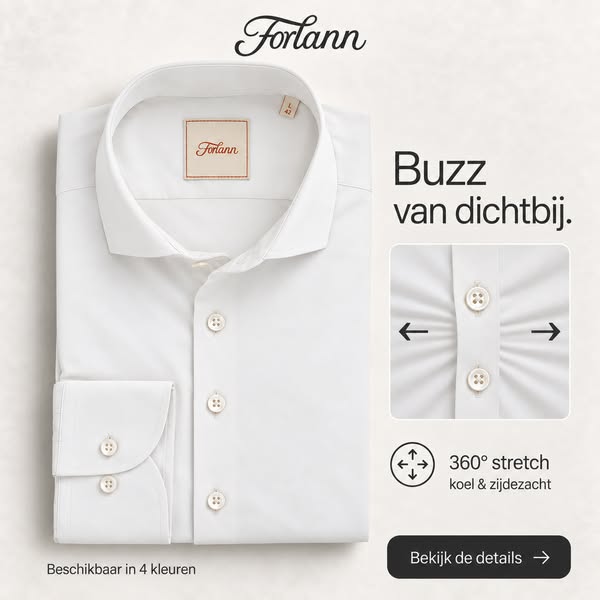 Het hemd dat met je meebeweegt