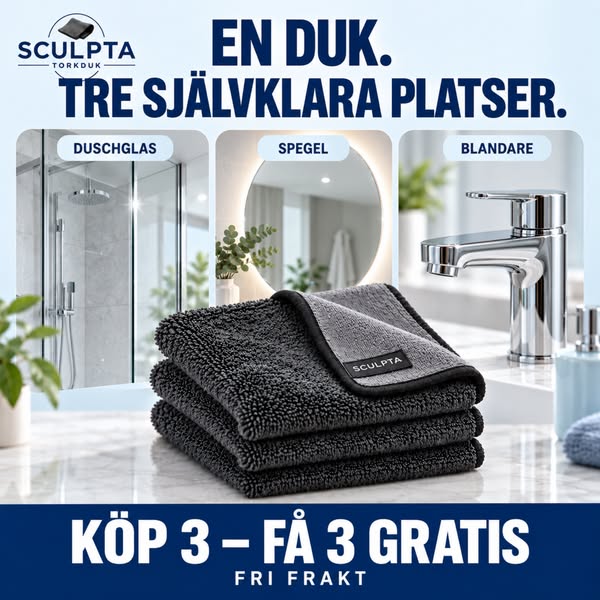 Få upp till 3 torkdukar gratis idag!