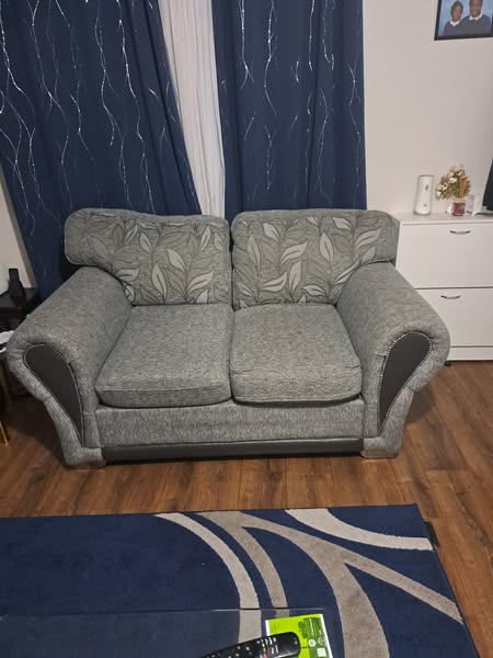 Grey 2 seater sofa - £200