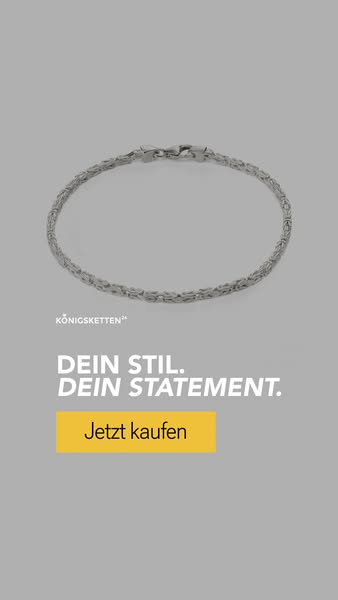 Königskette Silber: Dein starkes Statement
