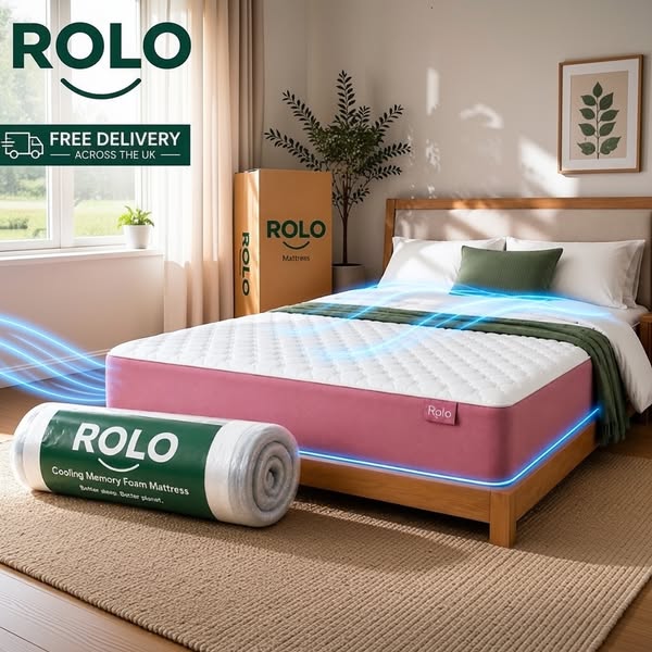 ROLO Cooling Memory Foam Mattress | Sale Price £59