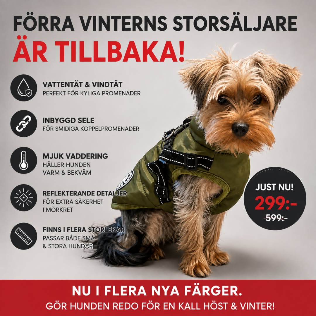 Jacka + sele i ett – nu halva priset!
