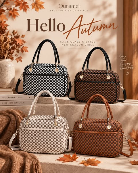 The Khaki Checkered Bag Everyone Will Ask About