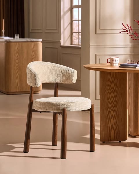 CLIPOP Ansel Dining Chairs, Cosy Seat