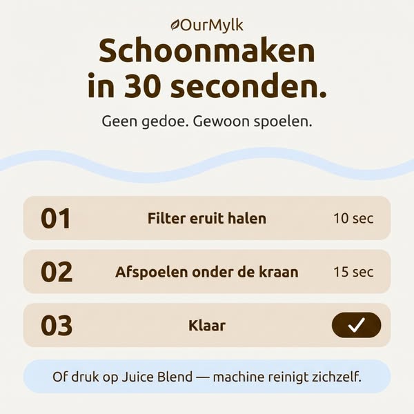 "Ik was verbaasd hoe makkelijk het schoonmaken ging"