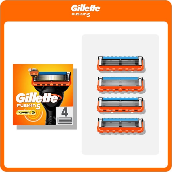 Gillette Fusion5 Power Razor Blades, 4 Pack - 4 Pack