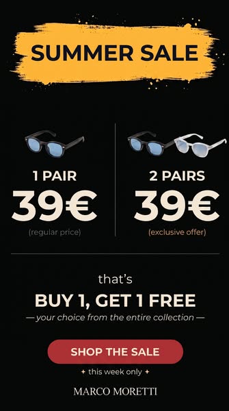 BUY 1 PAIR, GET 1 PAIR FREE