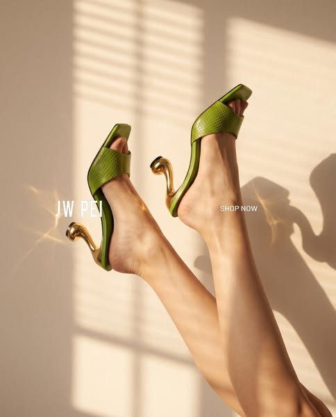 Hannah Snakeskin Heel Mules