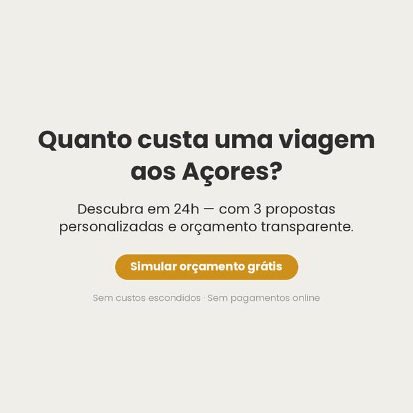 3 ideias de viagem aos Açores em 24h