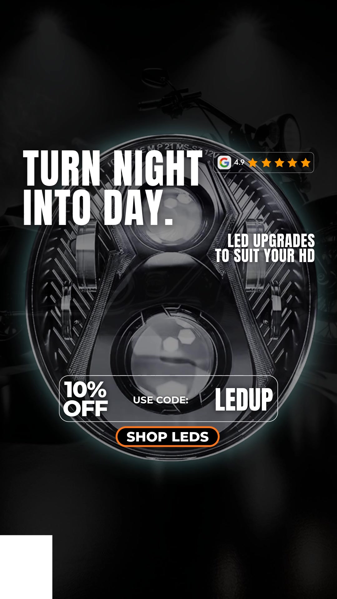 HD 5.75" LED HEADLIGHT UPGRADE