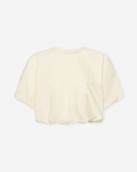 Charley Bubble Hem Top Botergeel
