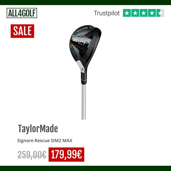 TaylorMade Signore Rescue SIM2 MAX