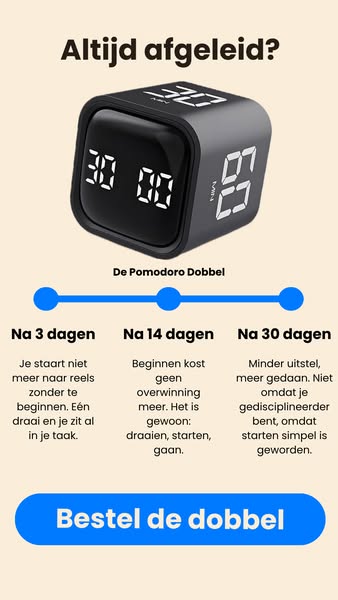 Altijd afgeleid? Dit lost het op.