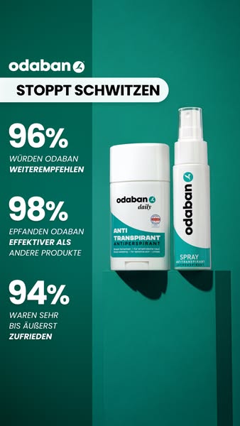 Nie wieder Schweißflecke