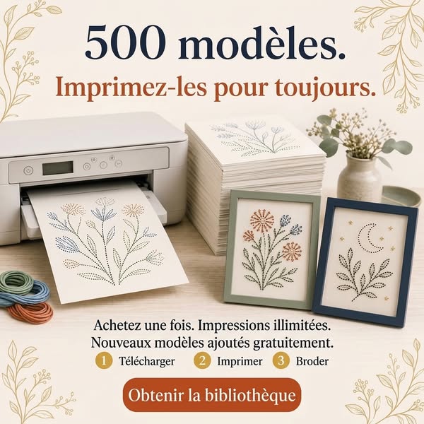 Si vous savez suivre des numéros, vous savez broder