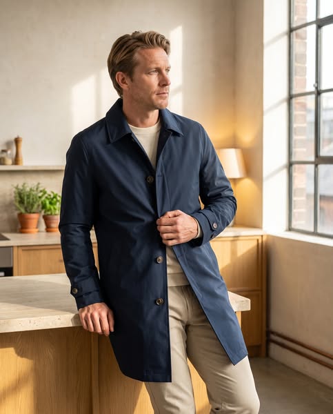 Navy Overcoat, Indoor Light