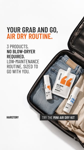 Your best hair days are air-dried