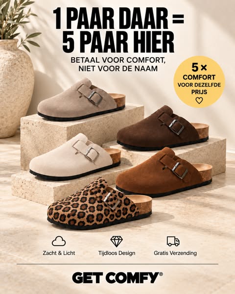Bespaar 40% op de virale Comfy Clogs